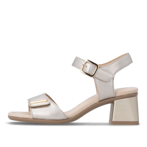 Remonte Lonora Women's Premium Gold Leather Sandals D1K54-90