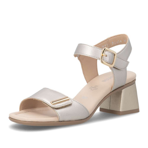 Remonte Lonora Women's Premium Gold Leather Sandals D1K54-90