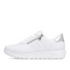 Remonte Women's White D2V03-80 Lite'n Soft Leather Antistress Sneakers with Side Zip