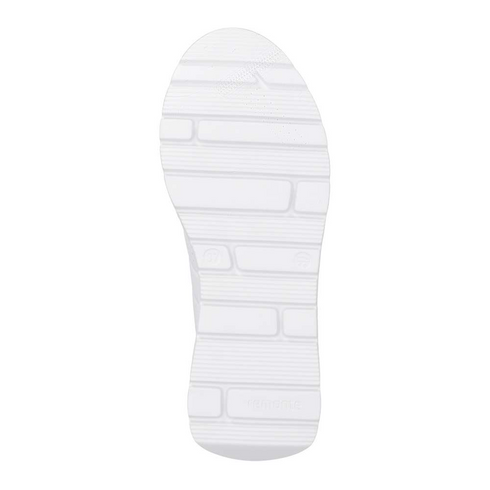 Remonte Women's White D2V03-80 Lite'n Soft Leather Antistress Sneakers with Side Zip