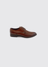 Dubarry Men's Whiskey Tan Darrel Leather Four-Eye Derby Shoes 489019