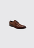 Dubarry Men's Whiskey Tan Darrel Leather Four-Eye Derby Shoes 489019