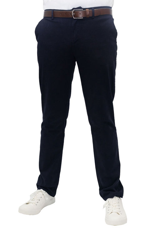 MINERAL Darwin Navy Chinos ML132025 - Straight Fit Everyday Menswear