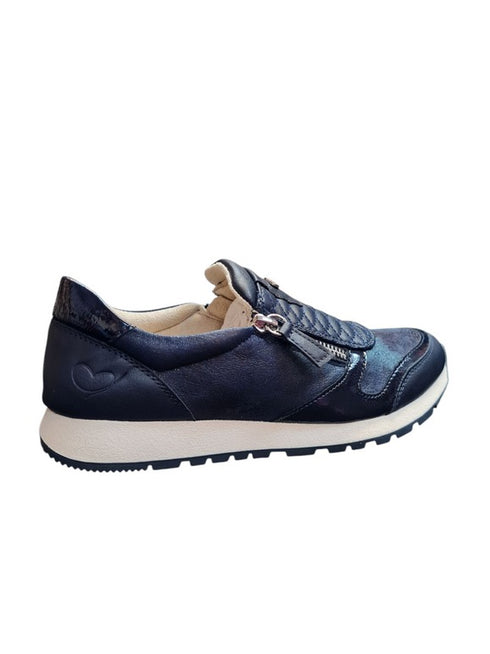 Susst Navy Dizzy Ladies Lightweight Trainer with Side Zip