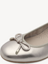 Tamaris Wide Fit Ballerina Black Leather Removable Footbed Comfort Pump 8-82102-42-909