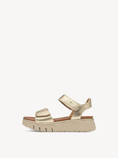 Tamaris Sandals 8-88720-44 in Light Gold