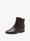 Tamaris Wide Fit Leather Block Heel Ankle Boot in Espresso Brown 8-85300-45-301