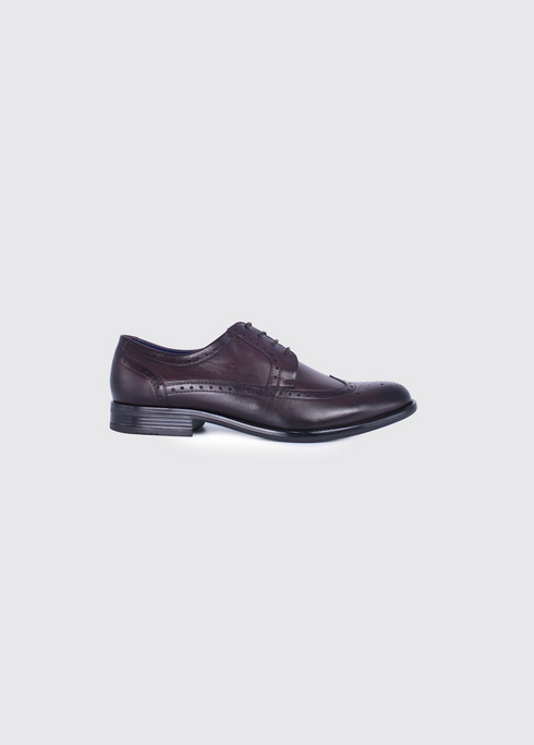 Dubarry Dyson Classic Leather Brogue Shoe 4888 13 - Burgundy