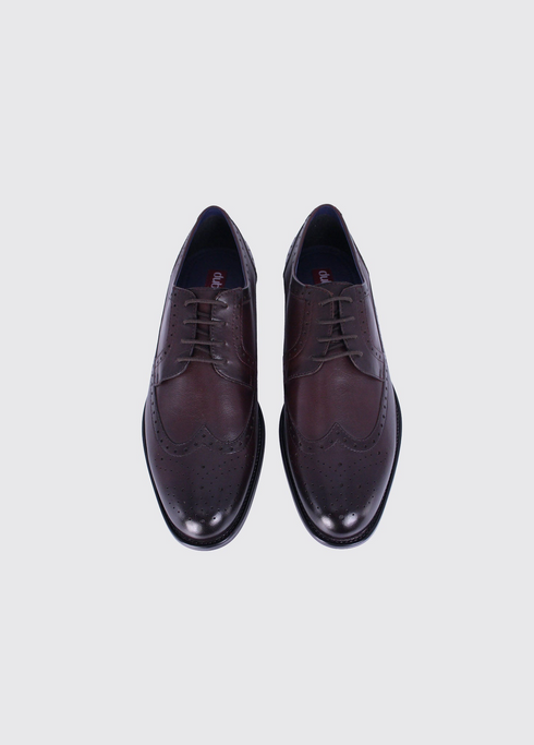 Dubarry Dyson Classic Leather Brogue Shoe 4888 13 - Burgundy