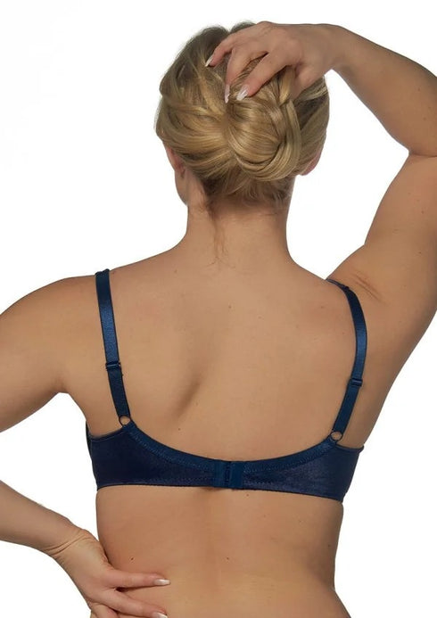 Elbrina Navy Smooth Spacer Underwire Moulded Cup T-Shirt Bra — 0.2295