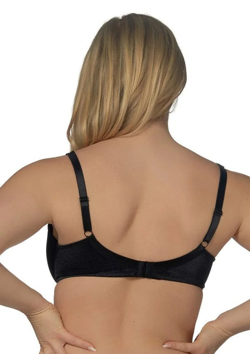 Elbrina Black Smooth Spacer Underwire Moulded Cup T-Shirt Bra — 0.2295