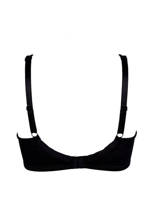 Elbrina Black Smooth Spacer Underwire Moulded Cup T-Shirt Bra — 0.2295