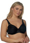 Elbrina Black Smooth Spacer Underwire Moulded Cup T-Shirt Bra — 0.2295