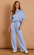 Emreco Round Neck Jersey Relaxed Fit Top - 026264EW