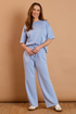 Emreco Wide Leg Drawstring Jersey Trousers - 076209EW