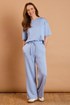 Emreco Round Neck Jersey Relaxed Fit Top - 026264EW