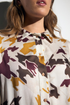 Bariloche Womens Printed Flowy Shirt ESEBLI226 - 55 Chocolate