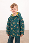 Lighthouse Kids AW26 JCB Print Waterproof Insulated Fleece-Lined Finlay Coat