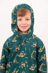 Lighthouse Kids AW26 JCB Print Waterproof Insulated Fleece-Lined Finlay Coat