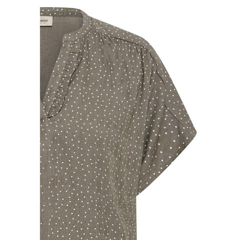 Fransa FRLAYA Blouse Smokey Olive Dotted Print 20617499