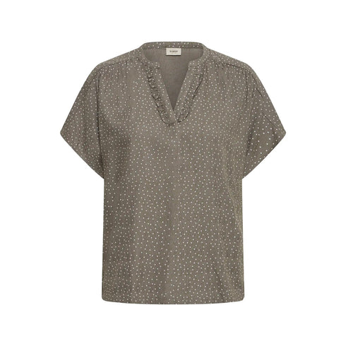 Fransa FRLAYA Blouse Smokey Olive Dotted Print 20617499