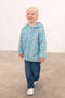 Lighthouse Freya AW26 Country Cottage Light Blue Floral Print Waterproof Coat