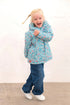 Lighthouse Freya AW26 Country Cottage Light Blue Floral Print Waterproof Coat