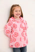 Lighthouse Kids AW26 Pink Large Flower Print Waterproof Insulated Fleece-Lined Freya Coat