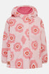 Lighthouse Kids AW26 Pink Large Flower Print Waterproof Insulated Fleece-Lined Freya Coat