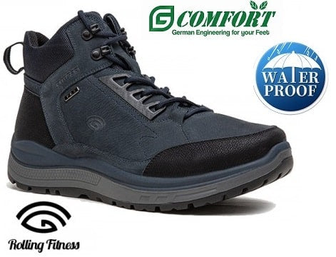 G COMFORT R1289 Rolling Fitness Men's Comfort Walking Boots
