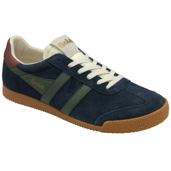 Gola Classics Men's Elan Trainers Navy/Sage/Red Ochre CMB538EN2