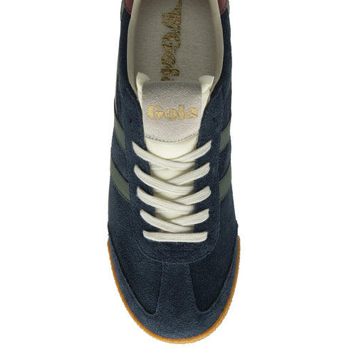 Gola Classics Men's Elan Trainers Navy/Sage/Red Ochre CMB538EN2