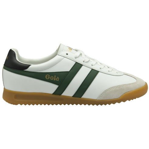 Gola Classics Men's Torpedo Leather White/Evergreen/Black Trainers CMB622IN