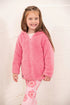 Lighthouse Kids Pink Hooded Gracie Fleece with Floral Jersey Lining