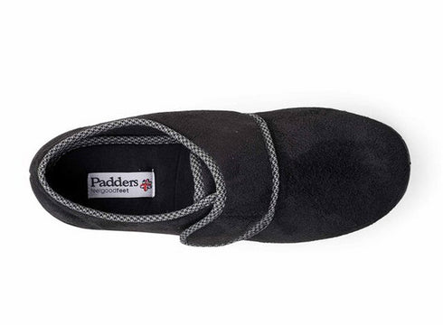 Padders Harry 410 Men's Wide-Fit Slippers - Memory Foam Comfort