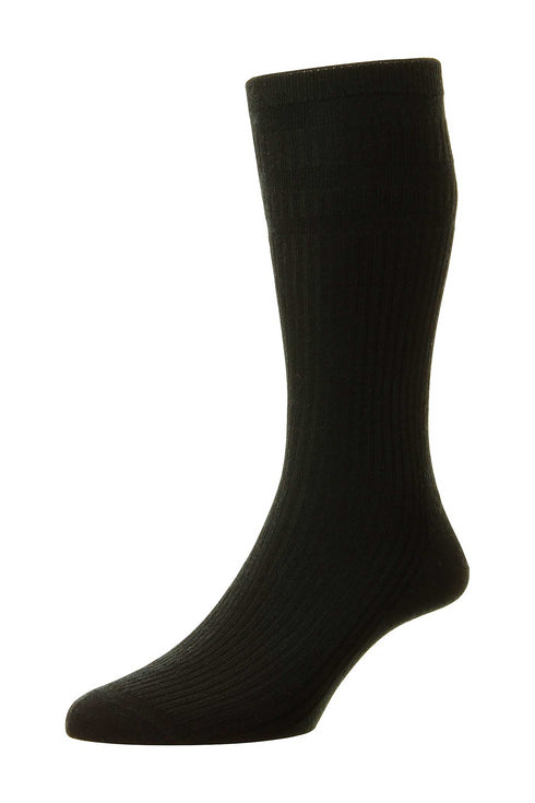 HJ Hall Wool Softop® HJ90 Men’s Wool Rich Soft Top Socks