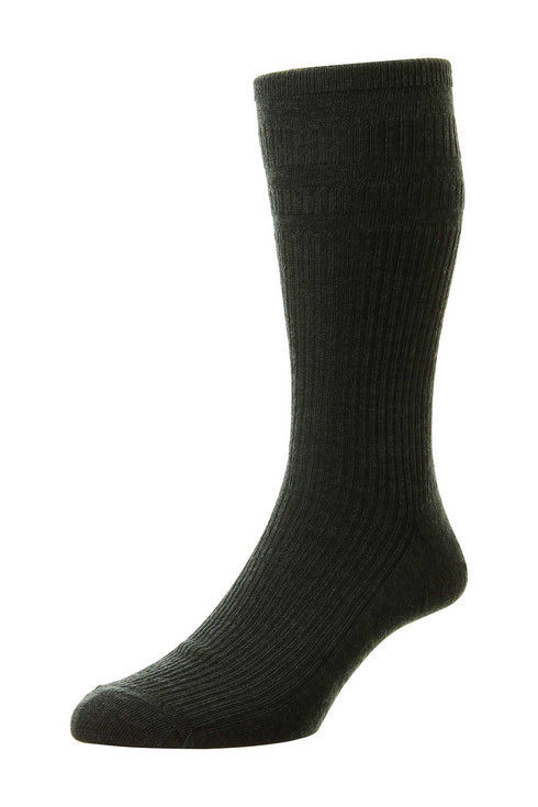 HJ Hall Wool Softop® HJ90 Men’s Wool Rich Soft Top Socks
