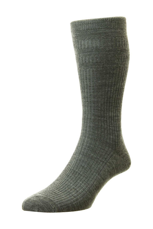 HJ Hall Wool Softop® HJ90 Men’s Wool Rich Soft Top Socks