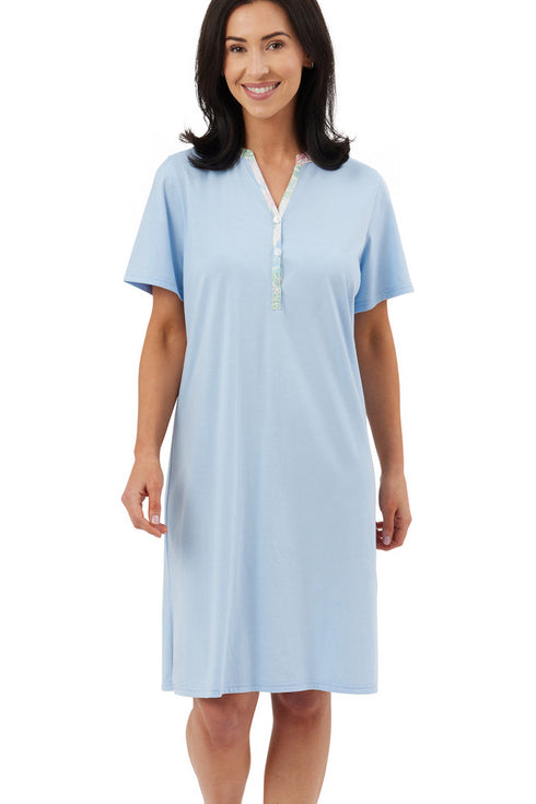 Indigo Sky Tropicana Cotton Rich Jersey Nightshirt