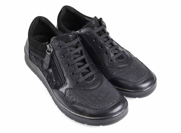 Padders Womens Indigo Lace Shoe