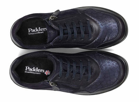 Padders Womens Indigo Lace Shoe