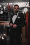 House Of U - James Two Piece Tuxedo with Satin Lapel In Black