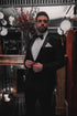 House Of U - James Two Piece Tuxedo with Satin Lapel In Black