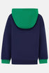 Lighthouse Kids Green Tractor Embroidered Cotton-Rich Jasper Hoodie