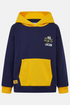 Lighthouse Kids Navy/Yellow JCB Embroidered Cotton-Rich Jasper Hoodie
