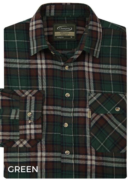 Champion 100% Brushed Cotton Workshirt – Classic Fit