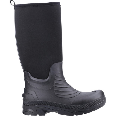 Cotswold Mens Black Kenwood 32910 Waterproof Neoprene Wellington Boot