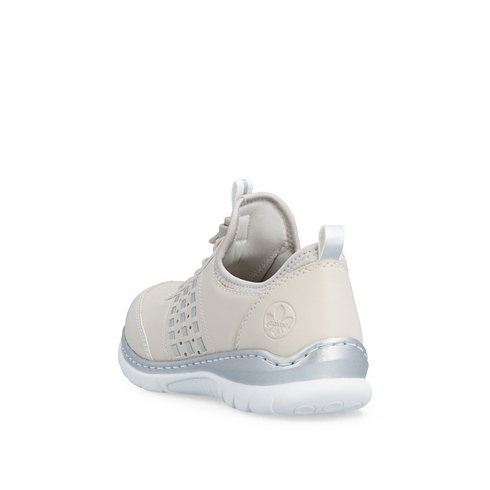 Rieker Women's Beige Slip-On Bungee Lace Trainers – L3259-60