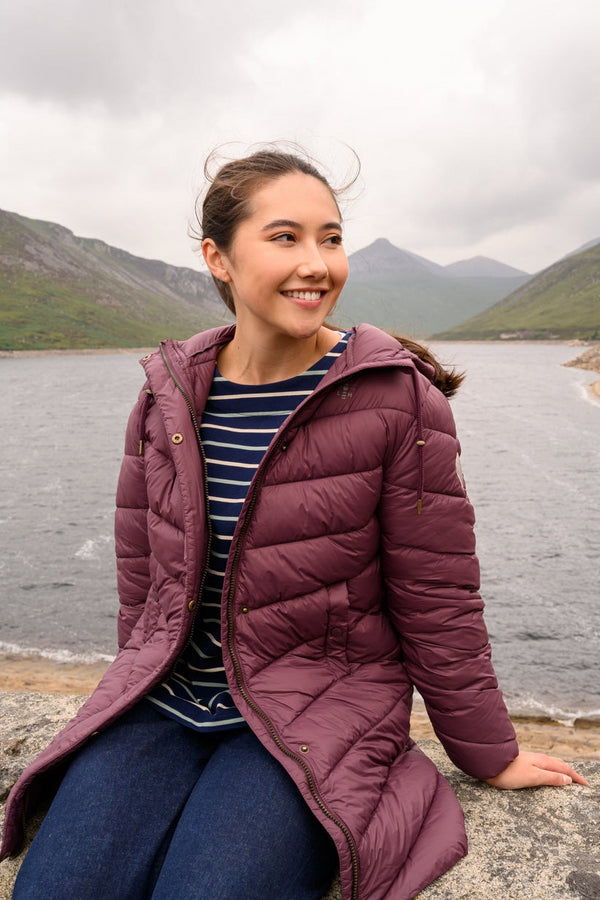 Lighthouse Laurel Womens Padded Mid-Length Coat