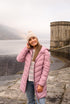 Lighthouse Laurel Womens Padded Mid-Length Coat Wild Rose